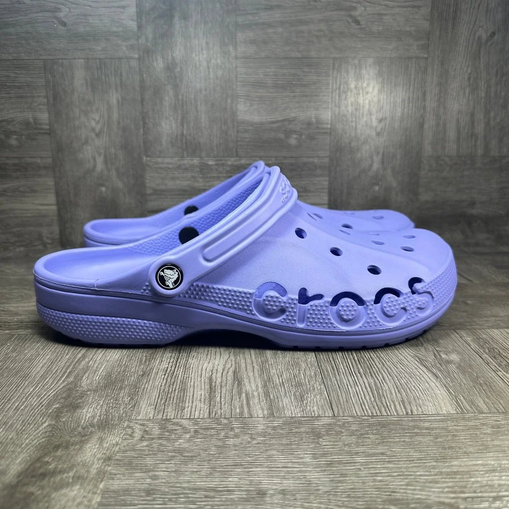 Crocs Baya Clog Mens 11 Purple Moon Jelly Slip On Comfort NEW